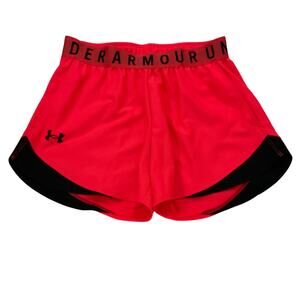 Under Armour Neon Orange Play‎ Up Shorts 3.0 - Size XXS